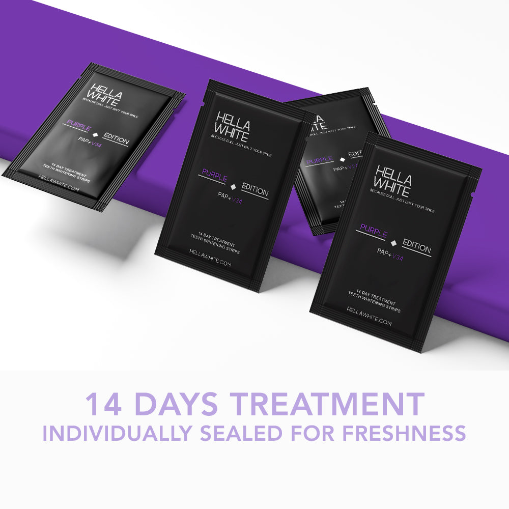 Purple Edition: PAP + V34 Teeth Whitening Strips