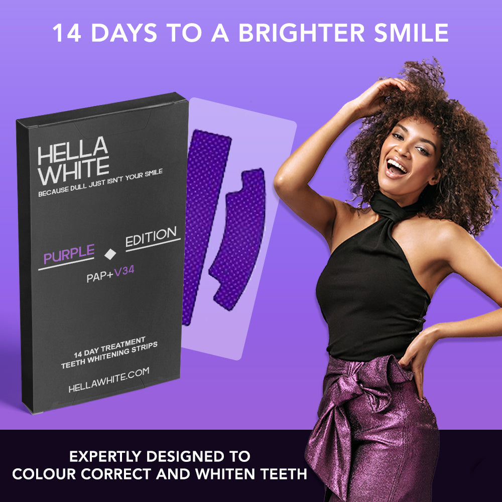 Purple Edition: PAP + V34 Teeth Whitening Strips