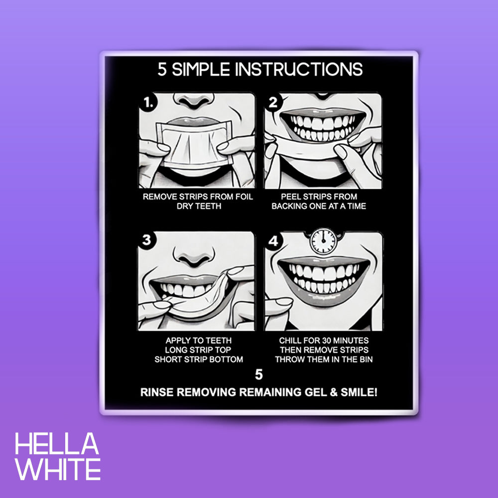 Purple Edition: PAP + V34 Teeth Whitening Strips